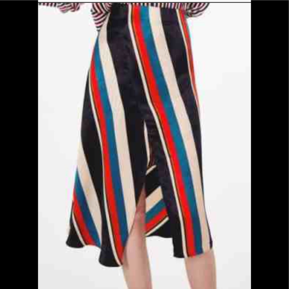 ZARA Striped Skirt